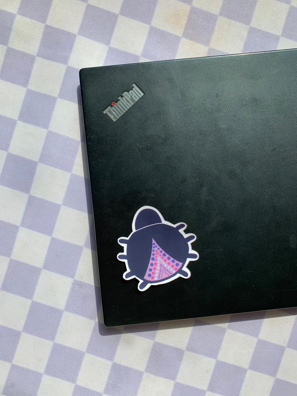 Lavendar Butterfly - Waterproof Vinyl Sticker
