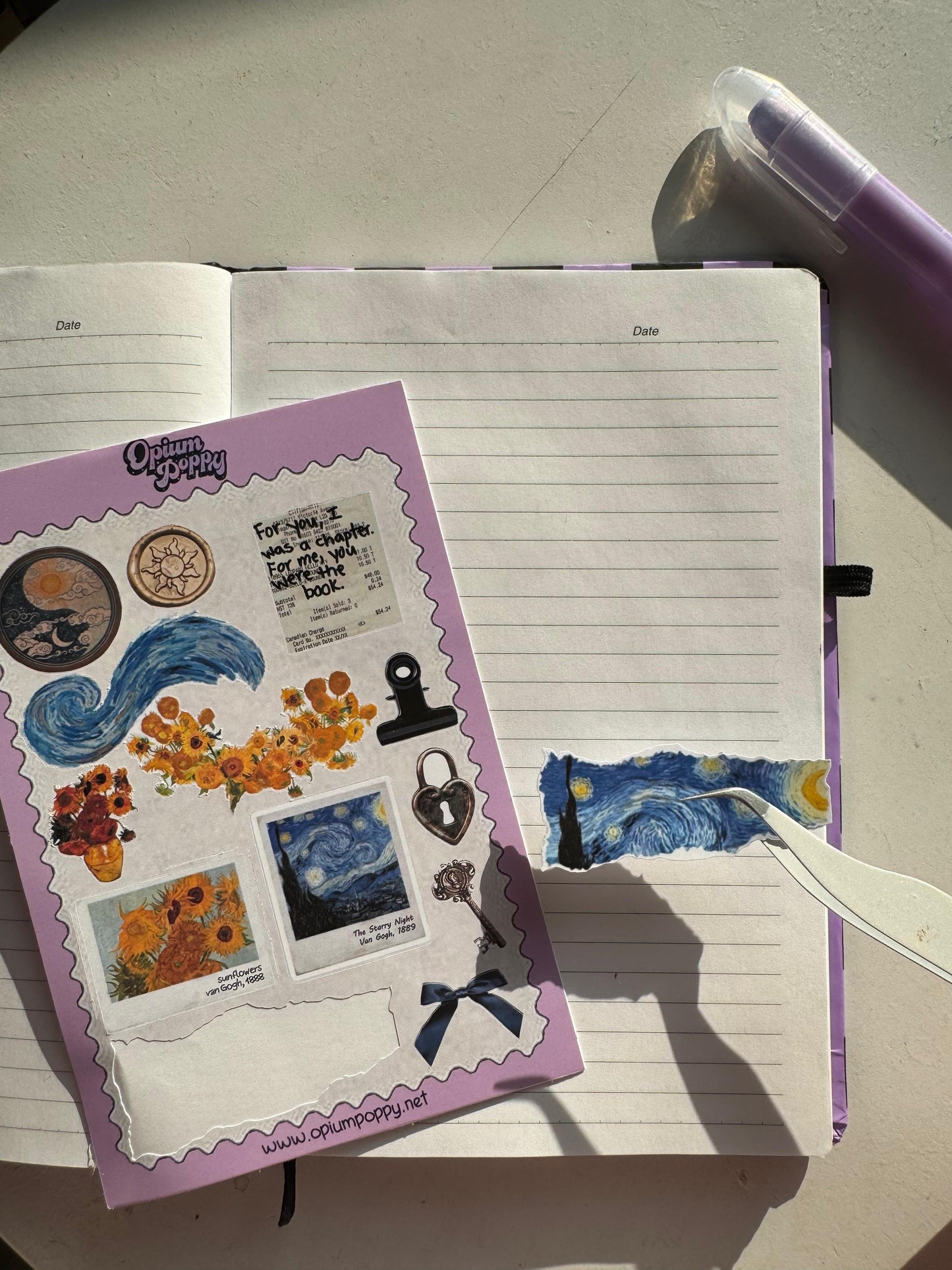 Pre-Cut Journal Sticker Sheets - Alphabet & Decorative Elements for Journaling & Scrapbooking