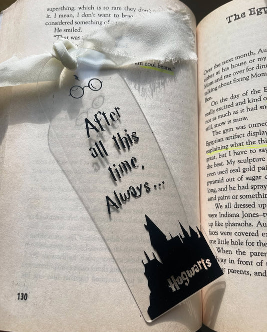 Hogwarts- Harry Potter Acrylic Bookmark