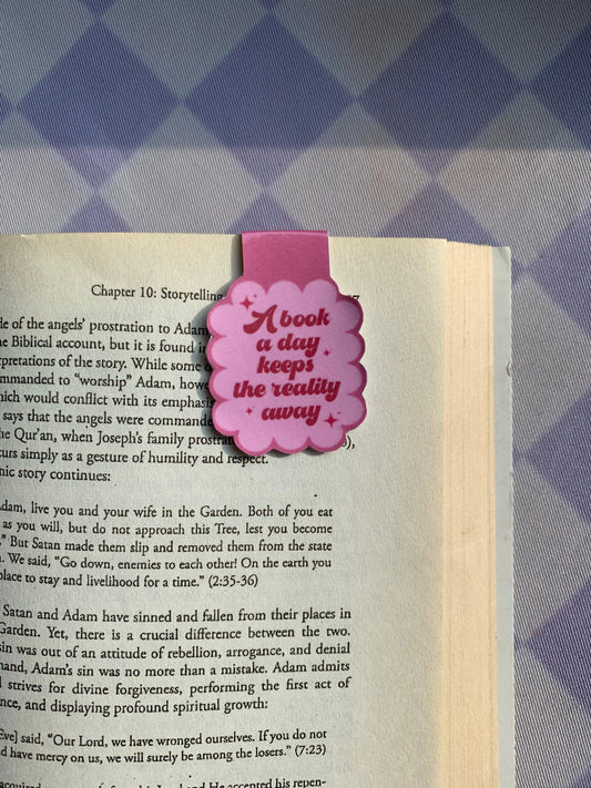 Let Me Pause Right Here - Laminated Magnetic Bookmark